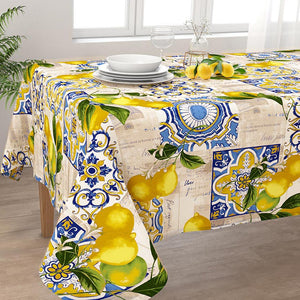 Tovaglia limoni fantasia cotone Irge Home Alba Garden