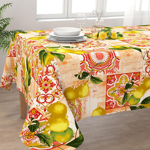 Tovaglia limoni fantasia cotone Irge Home Alba Garden