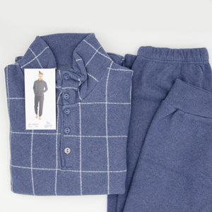 Pigiama uomo Gary H60072 punto milano collo alto