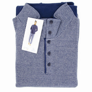 Pigiama uomo Gary H60078 punto milano collo alto