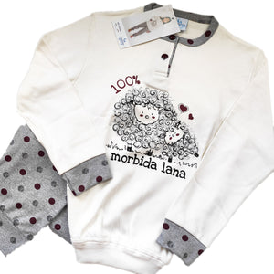 Pigiama Gary Bambina H20006 caldo cotone interlock 