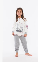 Pigiama bimba Gary H20040 in cotone felpato