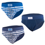 Slip bambino assortito Gasoline u3253 in cotone 3 pezzi