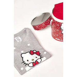 Pigiama donna hello kitty caldo cotone Gisela 2/1847 maglia e leggings 