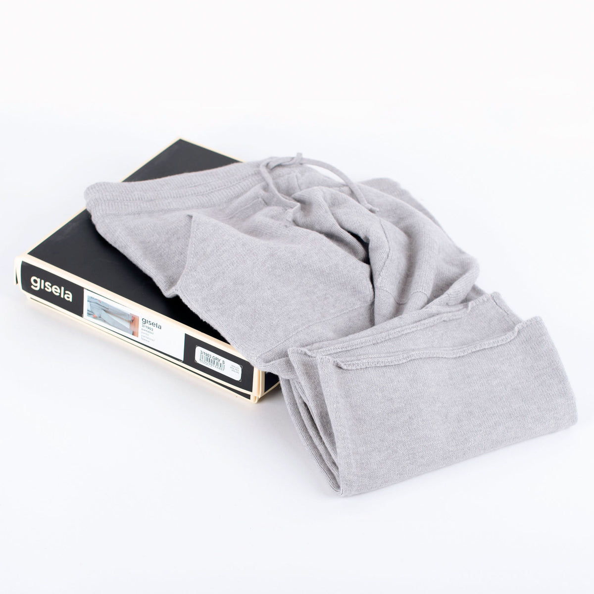 Pantalone donna Gisela 3/1903 grigio con tasche viscosa