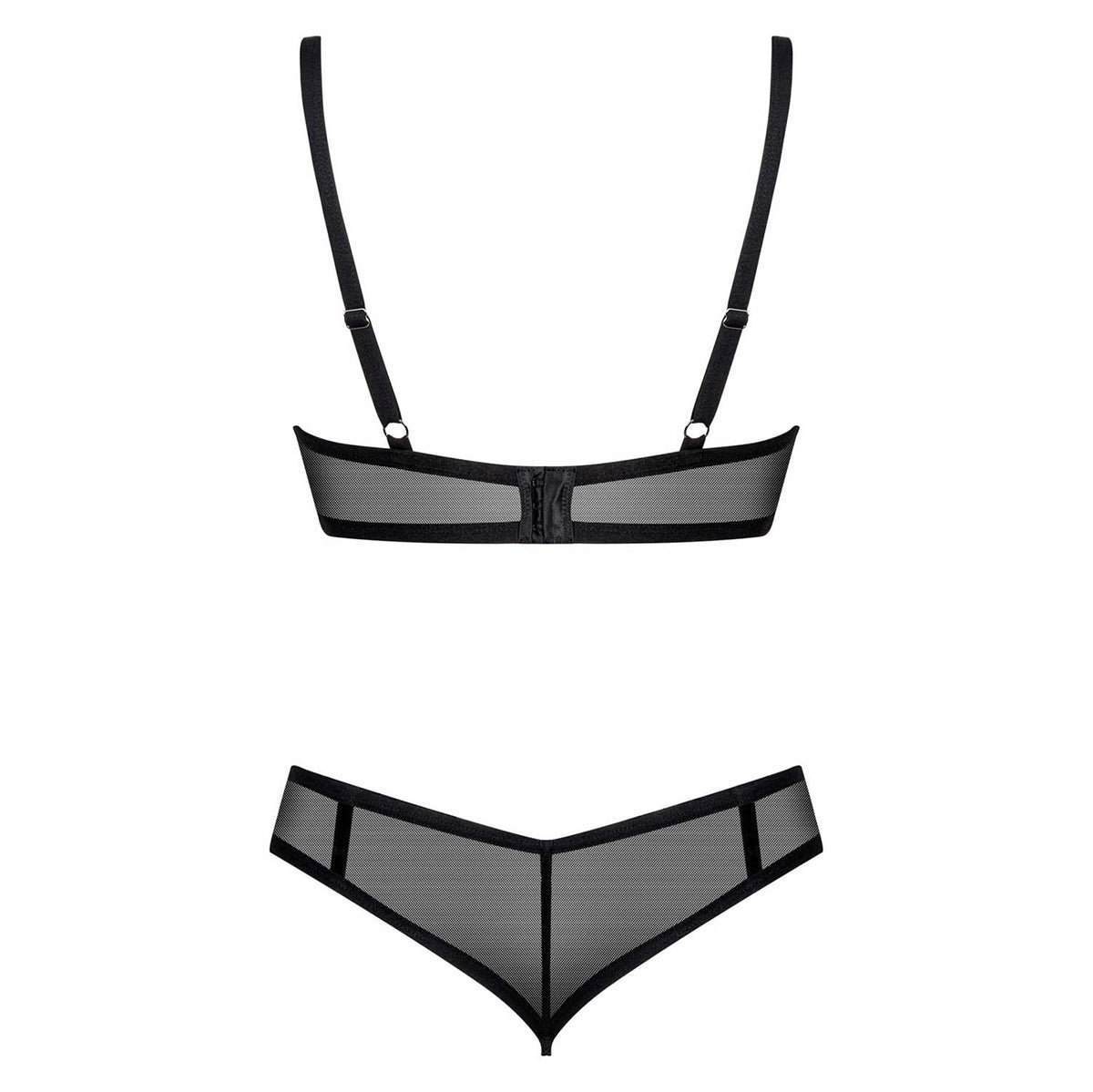 Set intimo sexy bra con ferretto e perizoma Obsessive Glandez