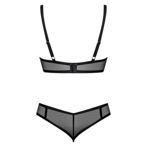 Set intimo sexy bra con ferretto e perizoma Obsessive Glandez