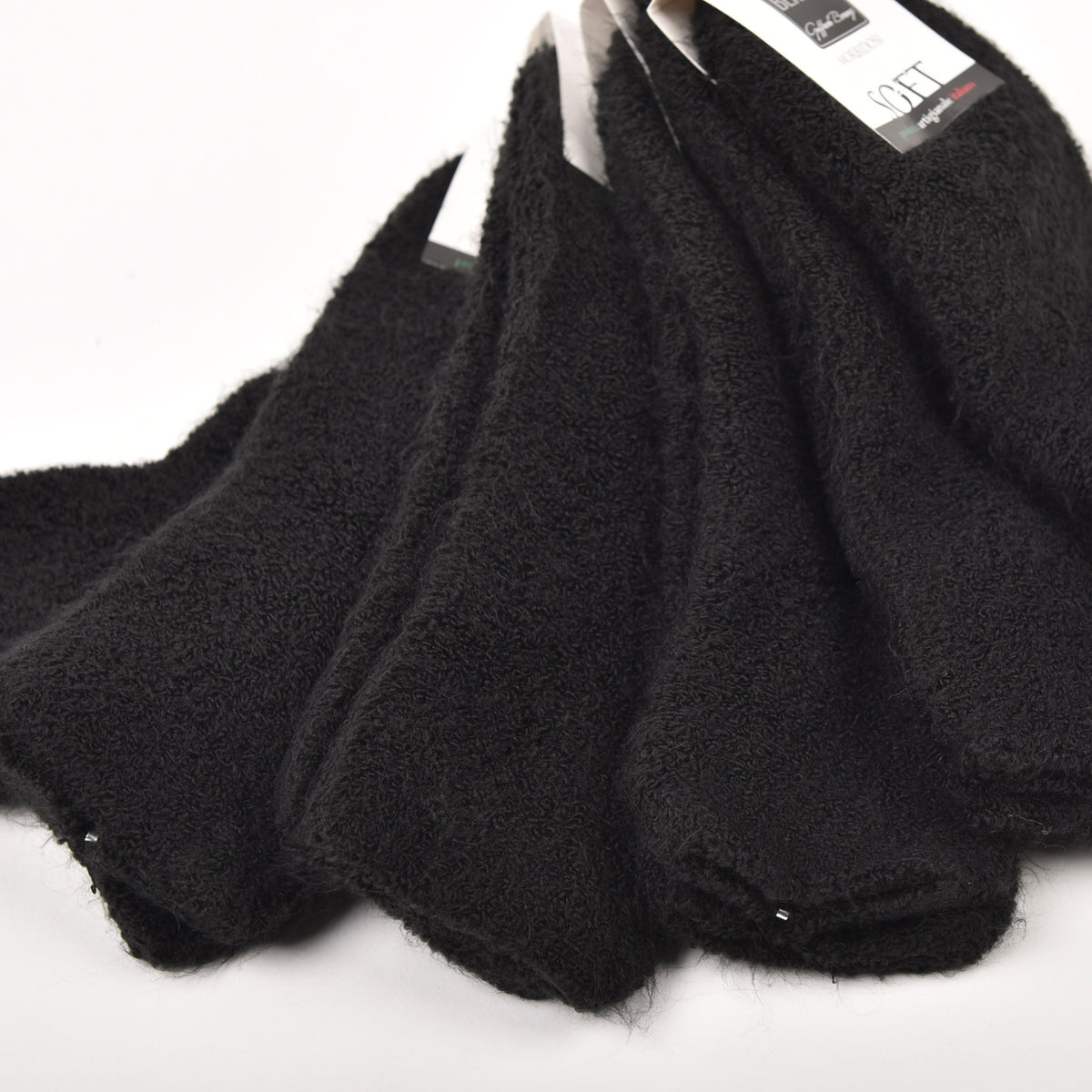 Calze donna corte morbide calde soft 3024 6 paia nere