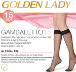 Gambaletti velati Golden lady 15 den 10 paia