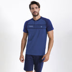 Pigiama uomo Il Granchio GP1049 corto estivo cotone denim