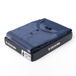Pigiama uomo Il Granchio GP1049 corto estivo cotone denim