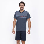 Pigiama uomo Il Granchio GP1054 corto estivo cotone jeans
