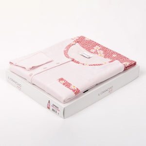Pigiama donna rosa lungo leggero Il granchio GP5001 