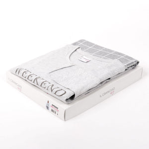 Pigiama donna cotone primaverile Il granchio grigio GP5003
