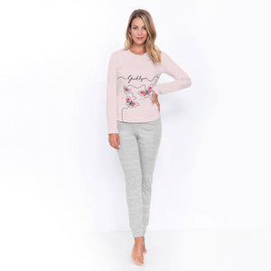 Pigiama donna Il granchio manica lunga leggero GP5004