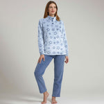 Pigiama donna collo alto coral Il granchio GP6062