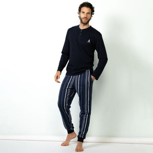 Pigiama lungo cotone estivo Armata di Mare GT 2236