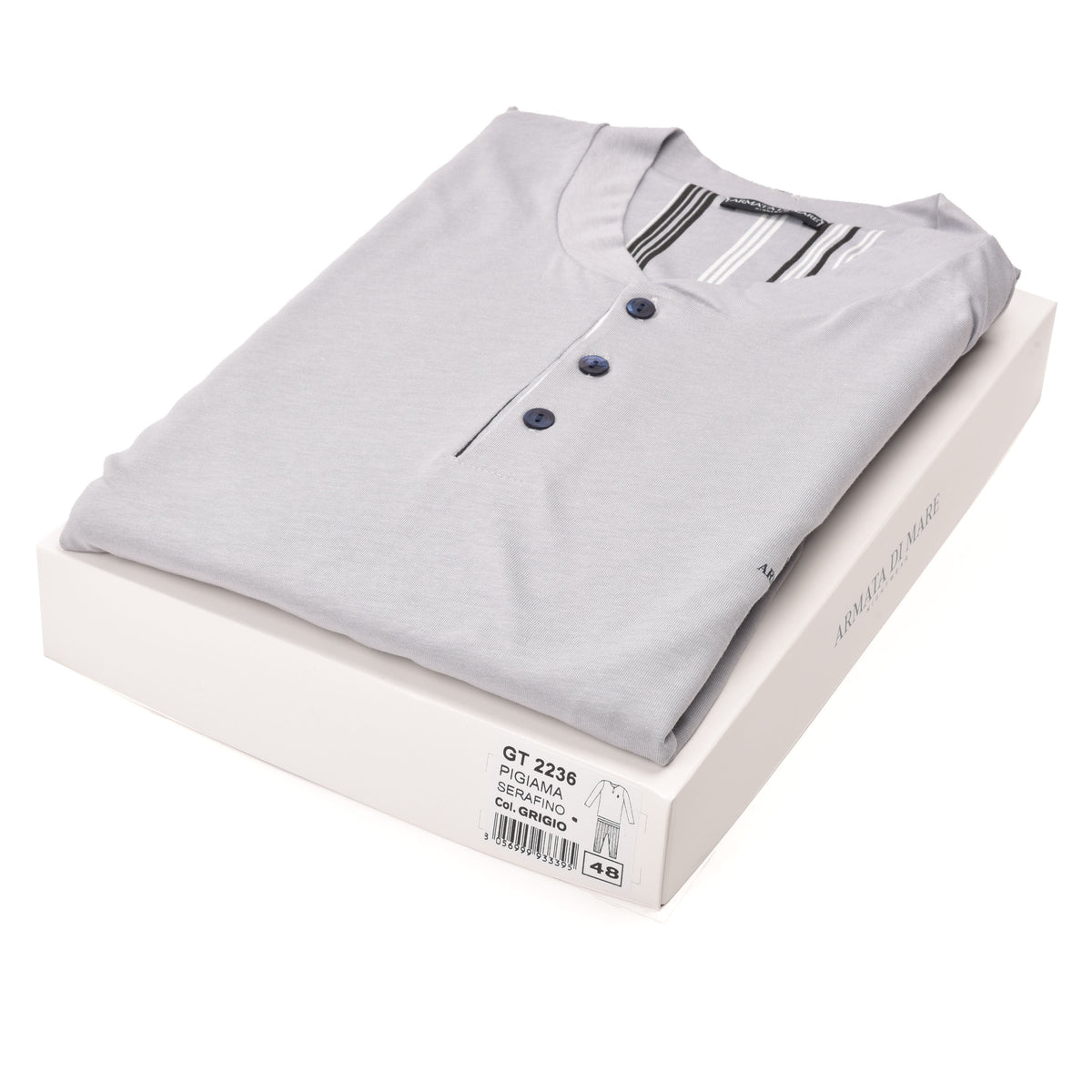 Pigiama lungo cotone estivo Armata di Mare GT 2236
