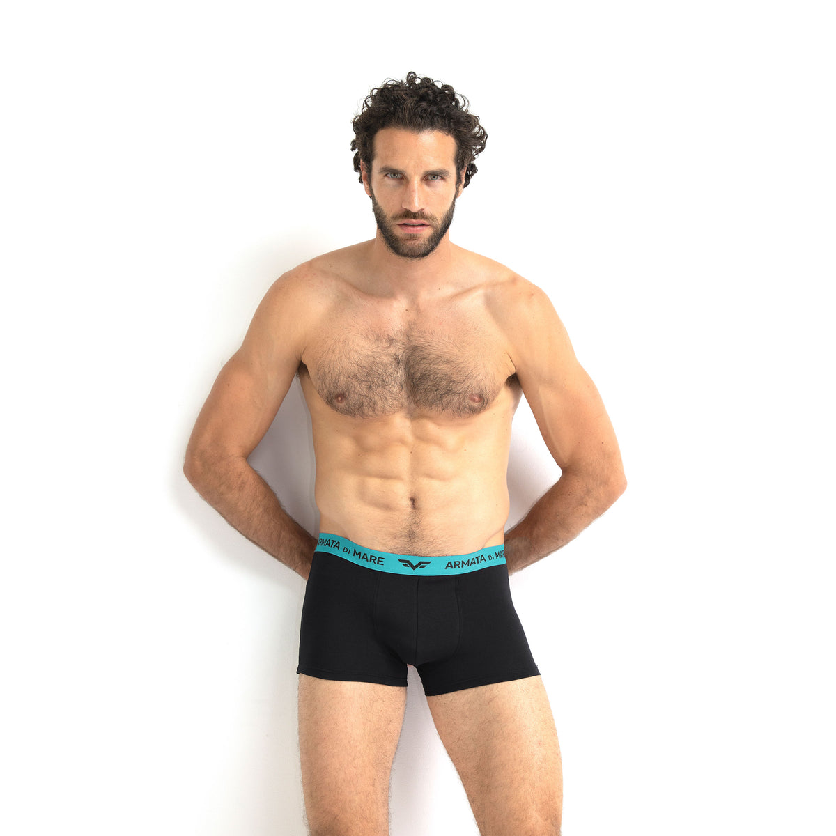 Boxer Armata di Mare  GT2381 elastico logato 3 pezzi