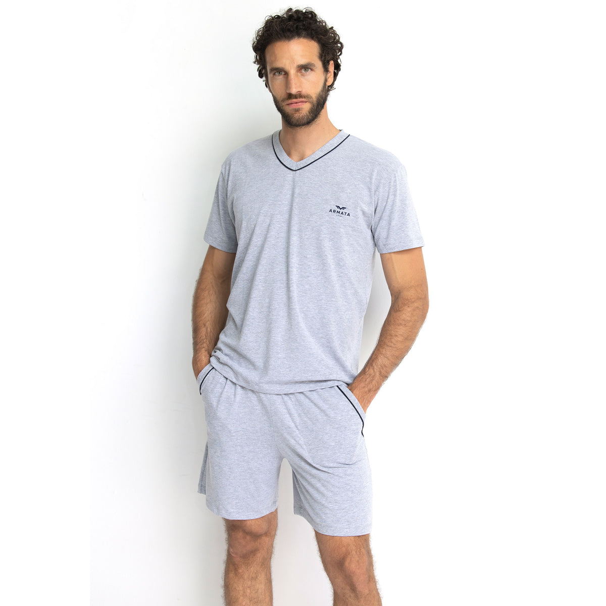 Pigiama uomo cotone estivo Armata di Mare GT 2386