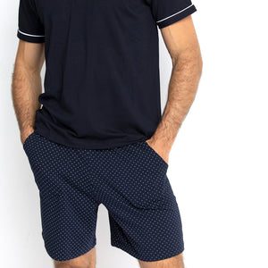Pigiama uomo corto estivo in 100% cotone Armata di Mare GT 2390