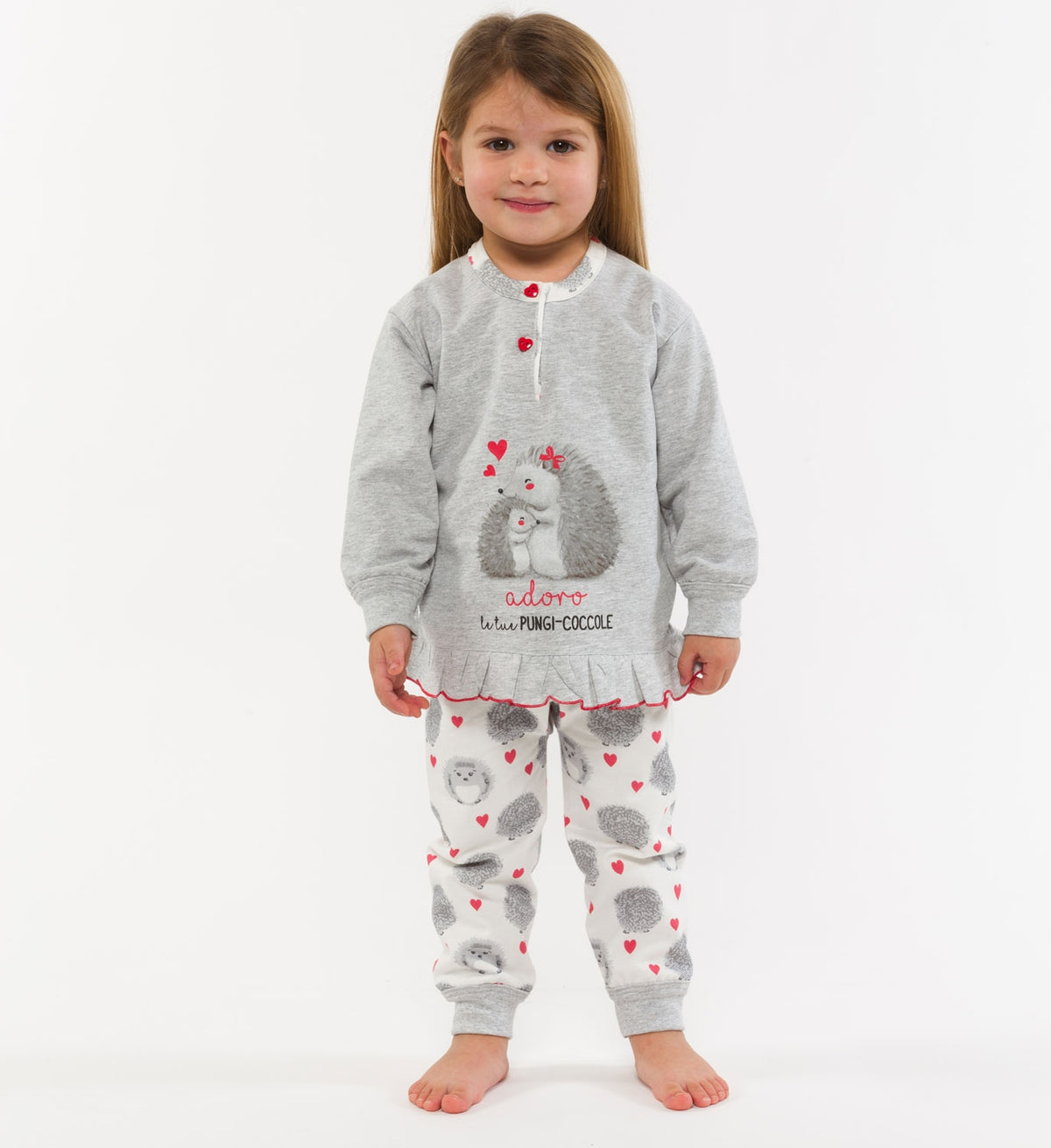 Pigiama Gary bimba Neonata cotone felpato H10024