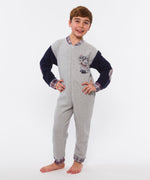 Pigiama intero Gary H20087 tutone bambino punto milano