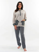 Pigiama Donna Gary H50170 Punto Milano 5 Bottoni