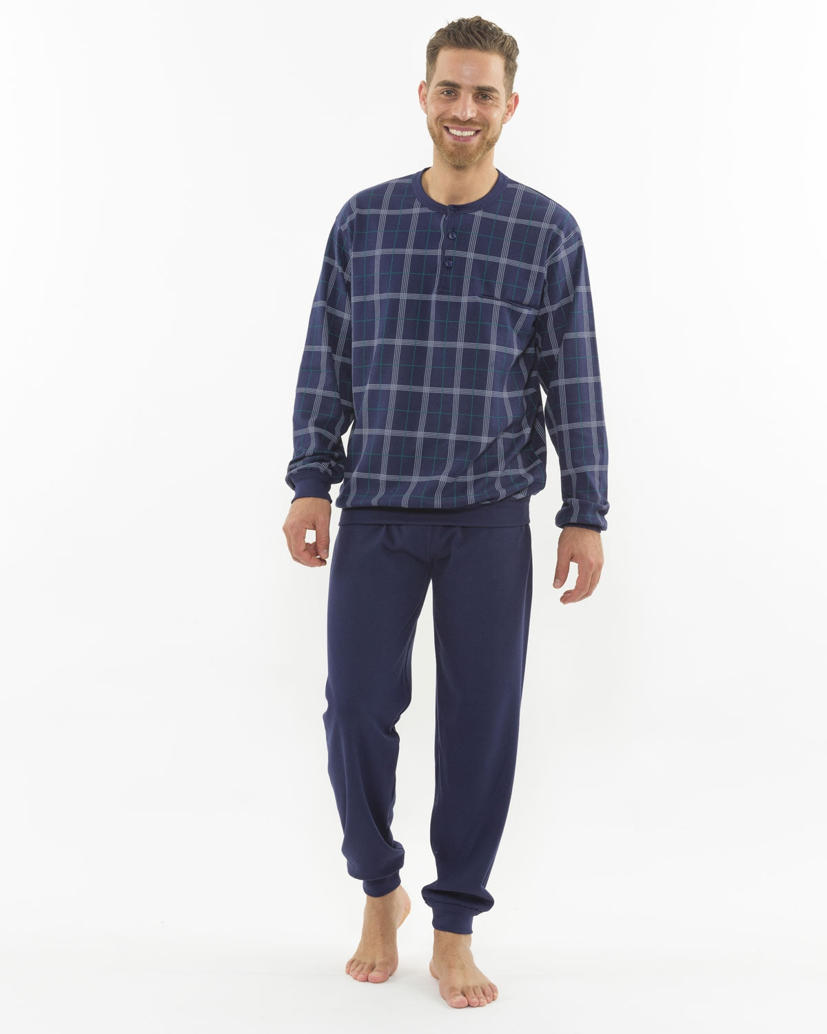 Pigiama uomo Gary H60030 caldo cotone interlock