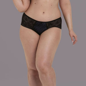 Slip hipster in pizzo floreale Rosa Faia 1384