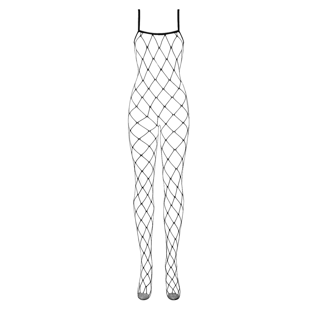 Bodystocking intimo aperto maxi rete Obsessive N102
