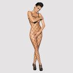 Bodystocking intimo aperto maxi rete Obsessive N102