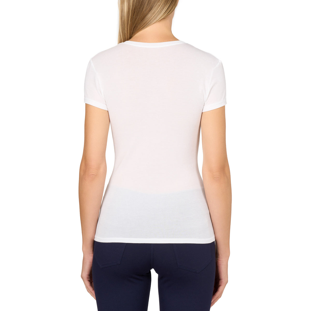 Maglia Donna Scollo a V in modal e seta Golden Lady 1445