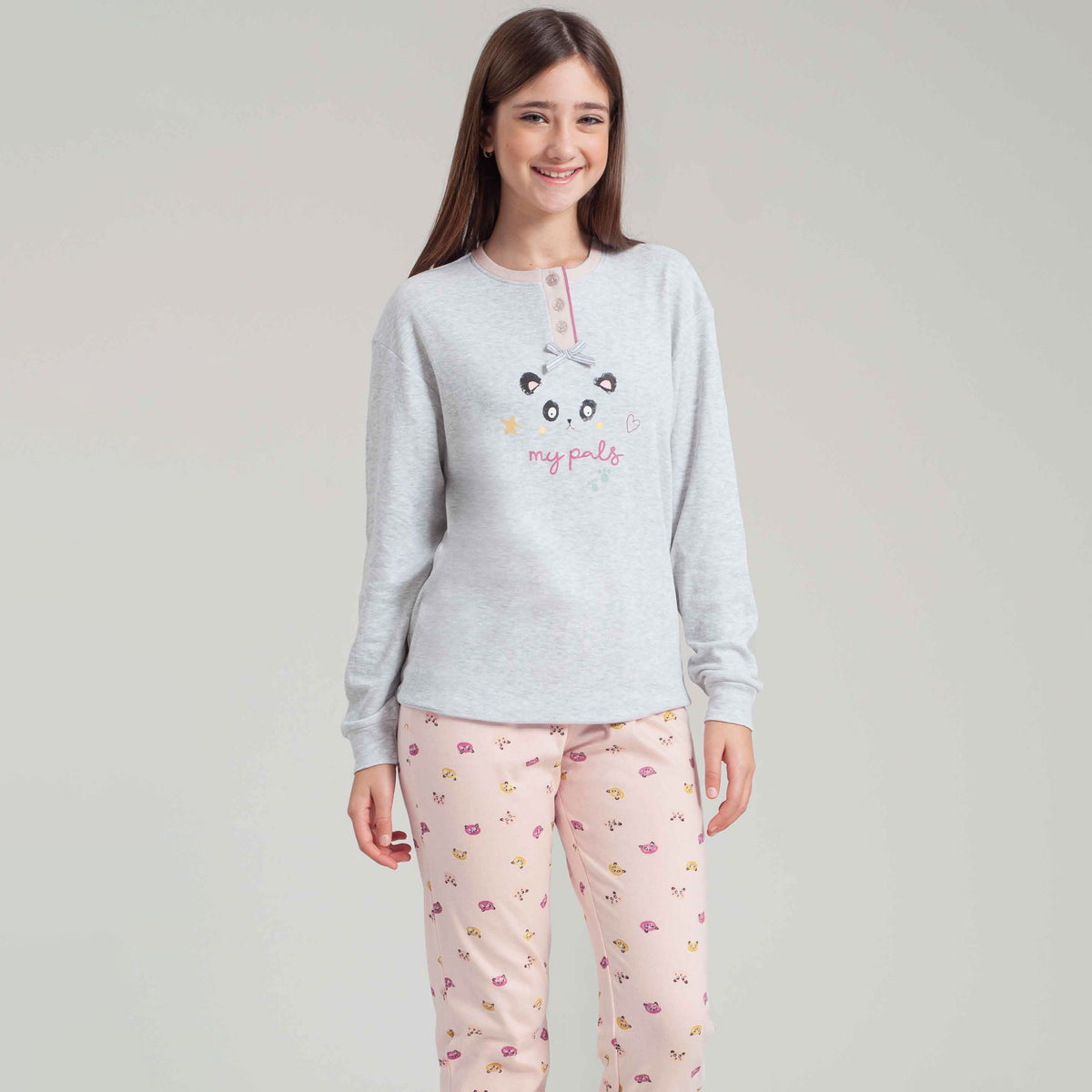 Pigiama bimba caldo cotone panda Irge IK388 