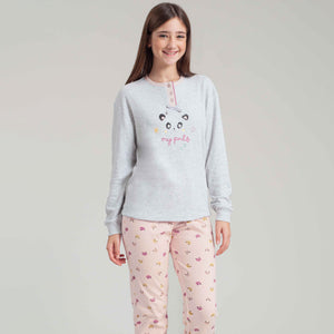 Pigiama bimba caldo cotone panda Irge IK388 
