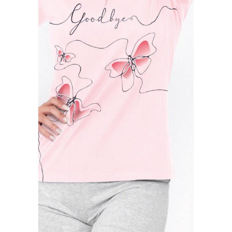 Pigiama donna Il granchio manica lunga leggero GP5004
