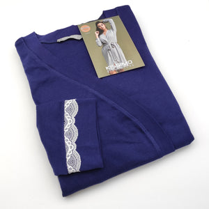 Vestaglia donna Biancaluna 2013IN caldo cotone blu 