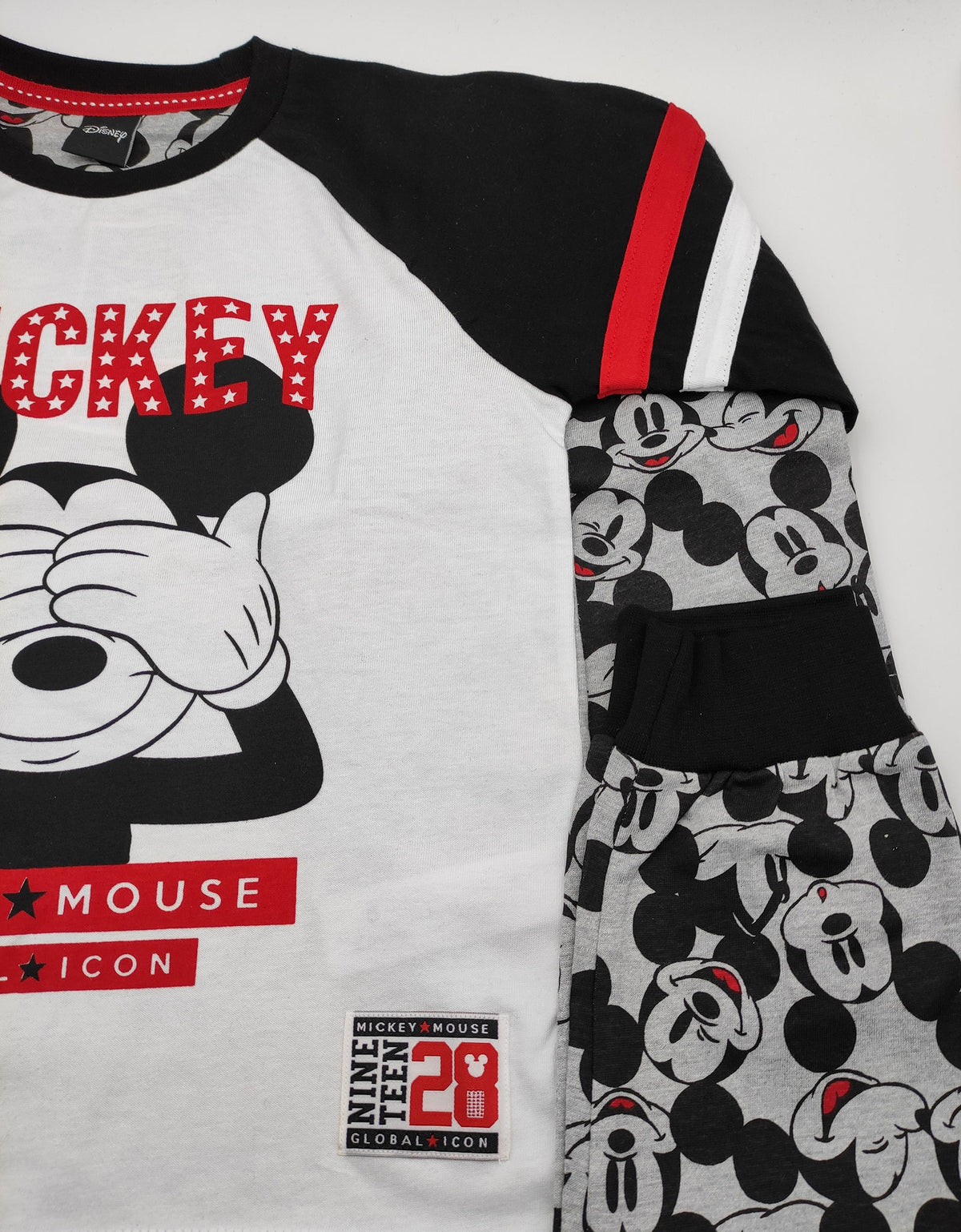 Pigiama bimba Disney 54389 bianco caldo cotone con stampa