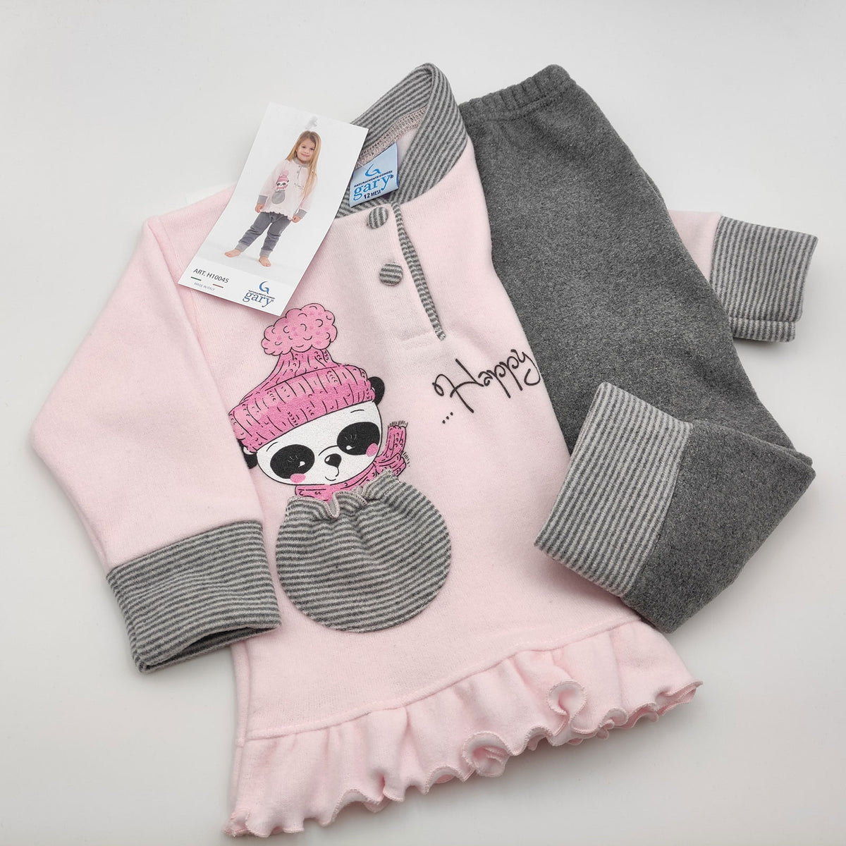 Pigiama Gary Neonata H10045 in punto milano