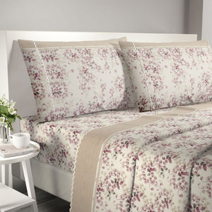 Completo letto Irge  cotone smerlato Praga Ines