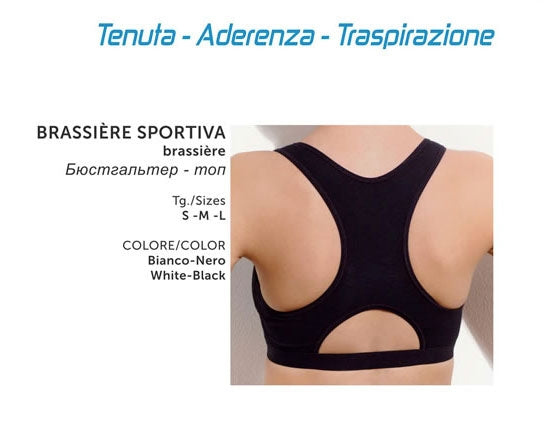 Reggiseno sportivo Infiore Tonic 890 cotone elasticizzato