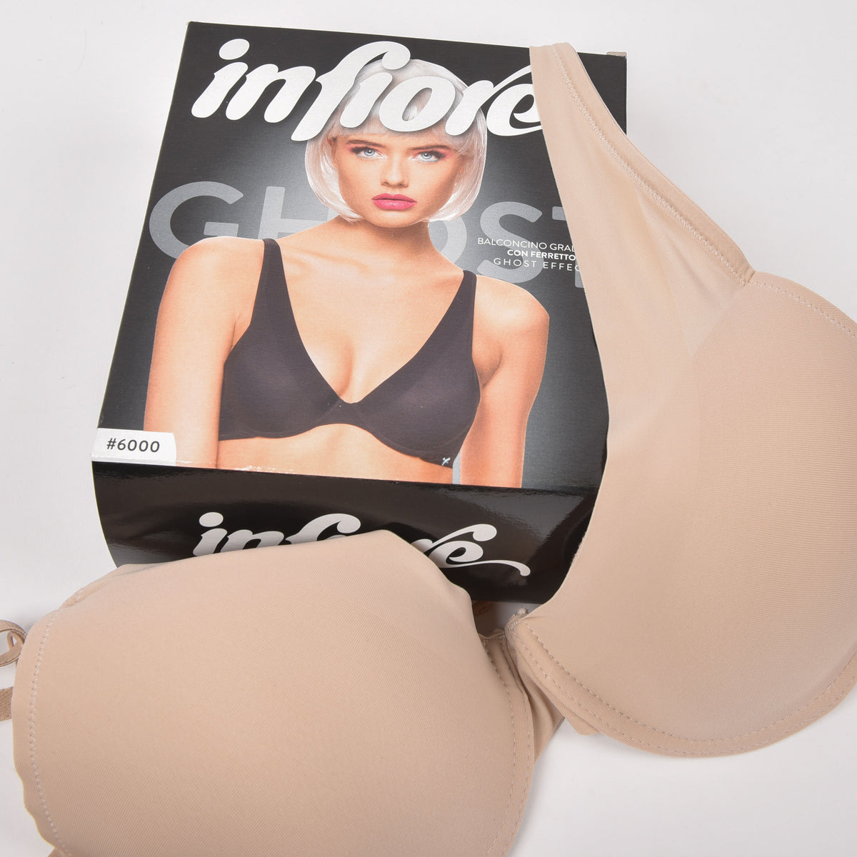 Reggiseno balconcino imbottito Infiore 6000 con ferretto effetto invisibile