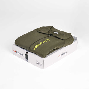 Tuta Uomo in cotone Primaverile felpa con Zip Superga SMS25608