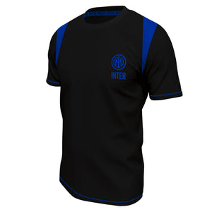 T-shirt maglia uomo girocollo 100% cotone ufficiale INTER-nera