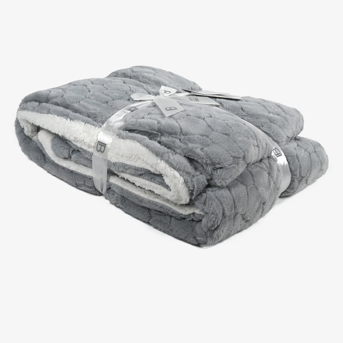 Coperta in eco-pelliccia e sherpa Laura Biagiotti