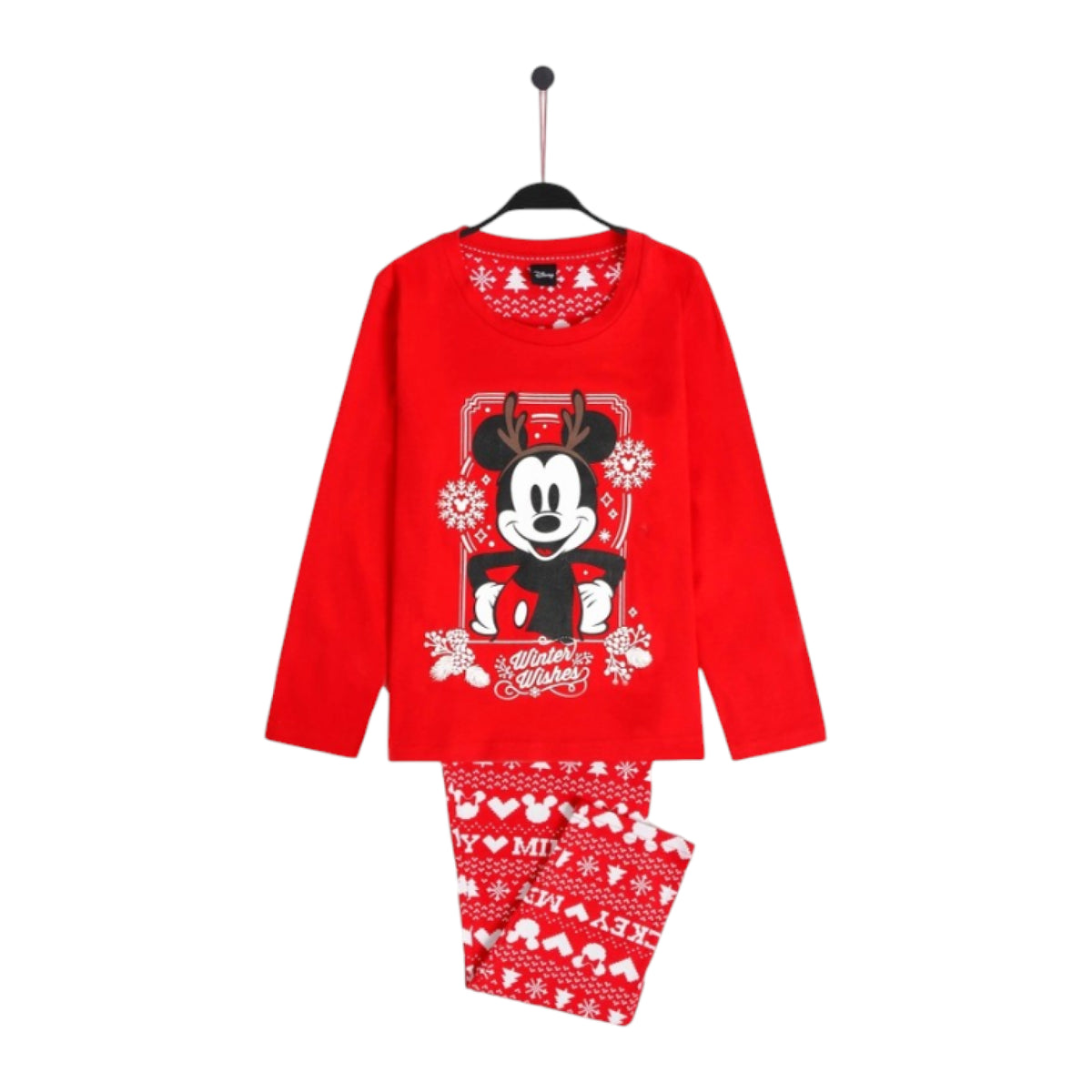 Pigiama Bimbo natalizio in caldo cotone Disney 56490