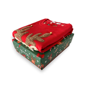 Pigiama Bimba con dolce renna in caldo cotone Admas 60870