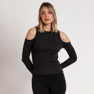 Maglia a coste sotto giacca con aperture Admas 43557