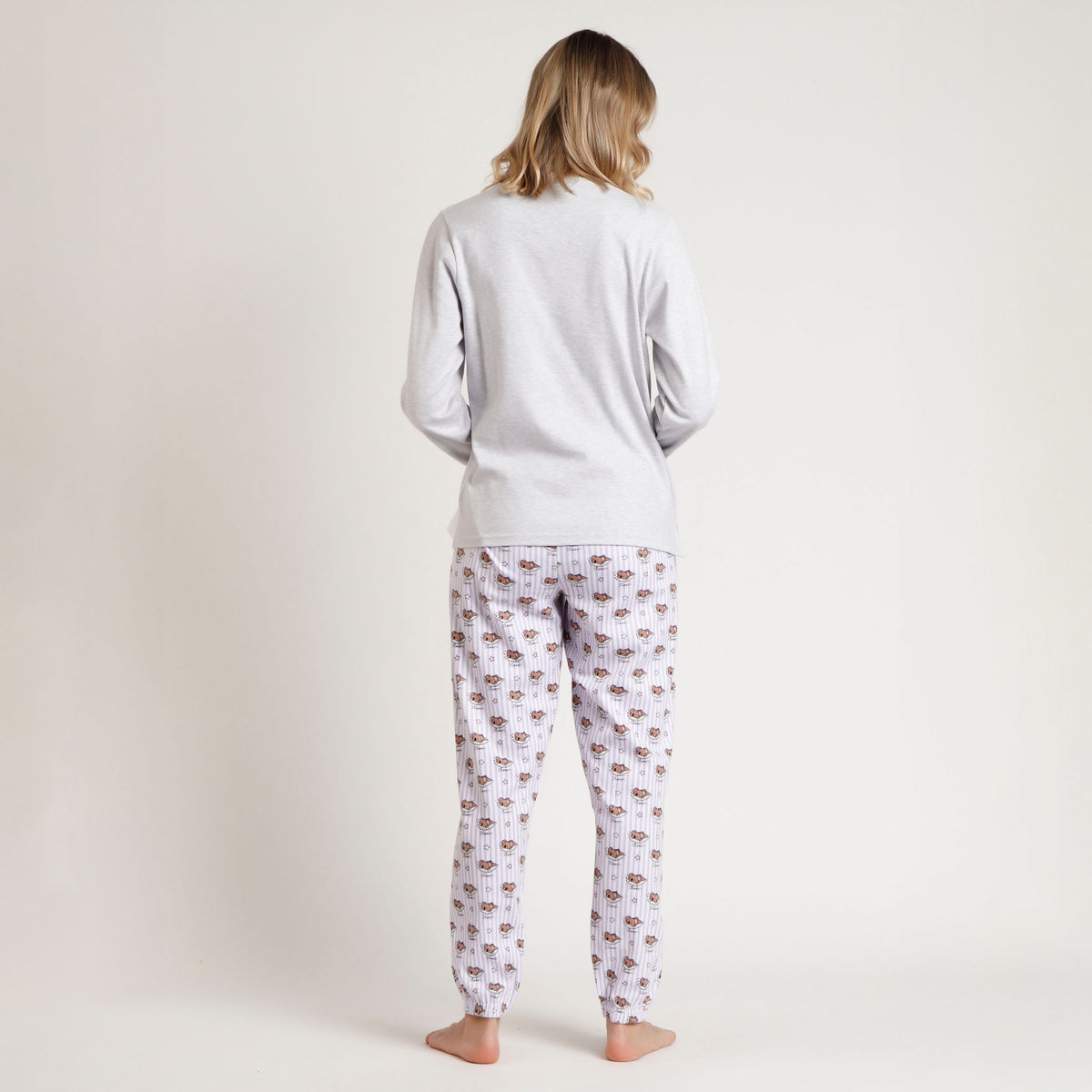 Pigiama donna caldo cotone koala Admas 62591