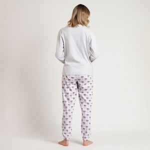Pigiama donna caldo cotone koala Admas 62591